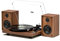 GaRcan Vinyl Record Player with Speakers Turntables with 2 Stereo Speakers 2 Speed Turntable Record Player Vinyl Player Music Vinyl Turntable,Walnut