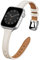 RYLIXAR Bracelet en cuir compatible avec Apple Watch 38 mm 40 mm 41 mm 42 mm 44 mm 45 mm 49 mm, Sangles minces en cuir pour Apple Watch Series 9 8 7 6 5 4 3 2 1/Ultra, 38/40/41mm