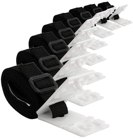 predolo Conjunto de 8 Cintas para Envoltura de Piscina, Accesorio de Enrollado de Cobertor Resistente y Ligero