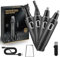 Nasenhaartrimmer Herren, 4 in 1 Wiederaufladbar Nasenhaarschneider und Ohrhaarschneider für Männer und Frauen mit USB Type-C Cable, IPX7 Wasserdicht, Dual Klingen, Einfache Reinigung, Schwarz