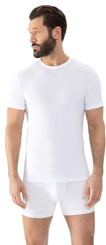 Mey Herren T-Shirt Baumwolle Serie Comfort Cotton | Shirt zum Drunterziehen mit Rundhalsausschnitt, Körpernahe Passform, Weiches Material, Gr. 4-8