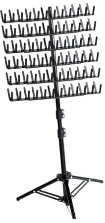 harayaa Braiding Hair Rack,Double Sided Braid Rack,144 Pegs Adjustable Height for Braiding Hair,Hair Braiding Rack for Stylists, black