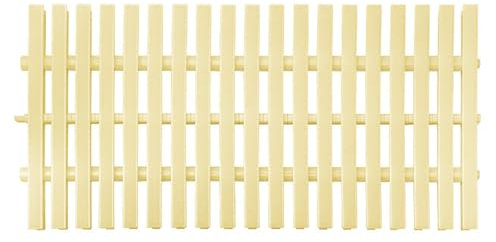 BZJPRFC Überlaufgitter for Schwimmbeckenabflüsse, Spleißbare Abflussgitter, Kanalgitter, Abdeckung for Ablaufgitter for Oberirdische Pools Und Duschen Auf Gehwegen Und Balkonen(25x100CM/2pcs)