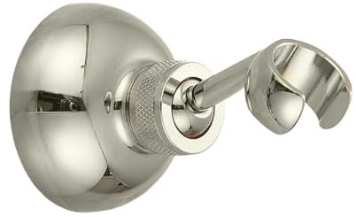 GWPOZGN Verchromter, an der Wand montierter Handbrause-Hakensockel aus Zinklegierung. Wandmontiertes Duschzubehör, 1 Stück(Chrome)