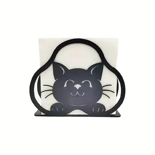 Metall Katze Servietten Serviettenhalter für Küche, Café, Restaurant, Katze | Stehend, Tisch-Papier-Organizer, Für Küche, Café, Restaurant, Bauernhaus, Esszimmer