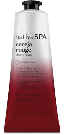 O Boticário Nativa SPA Cereza Rouge 50g | Crema de Manos Perfumada | Hidratación Profunda con Aceite de Quinoa | Vegano