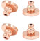 4 piezas de levantadores de aretes grandes, versátiles, topes para pendientes, hipoalergénicos