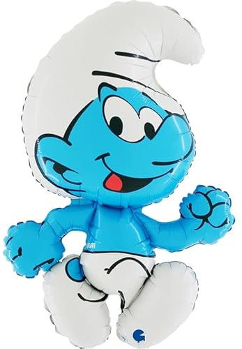 Toyland® 80 cm (32 Zoll) Folienballon in Schlumpfform – Partyballons für Kinder