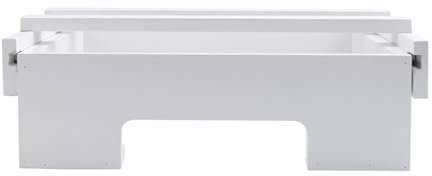 10-Zoll-Tellerhalter Aus Bambus For Schränke, Spenderhalter, Tellerhalter Aus Bambus For Unter Den Schrank, Vertikale Tellerhalterung For Die Küchentheke, Weiß