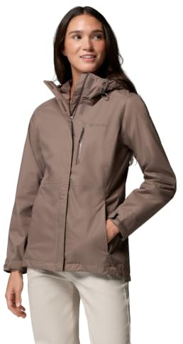 Columbia Pouring Adventure 3 Veste de pluie imperméable pour femme, fer, taille XL