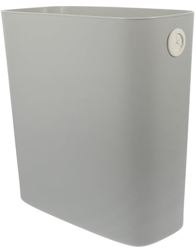 ULTECHNOVO Corbeille Étroite en Plastique Pp, Poubelle Épaisse pour Chambre et Maison, Pratique et Résistante la Déformation