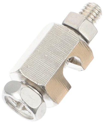 FOYTOKI Clip de Mise la Terre pour Panneau Solaire Serrage-Câble Anticorrosion Adapté aux Installations Électriques Domestiques et Industrielles Longue Durée
