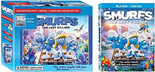 Smurfs The Lost Village (Blu-ray + Digital HD + Lunch Box Movie Gift Set)