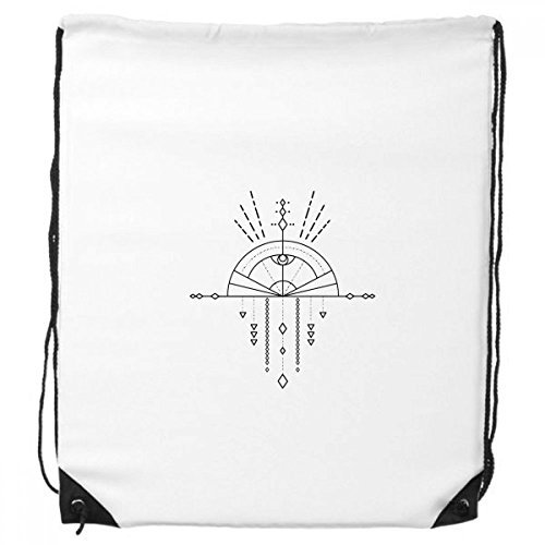 DIYthinker Totem-Muster-Geometrie Fan Alien-Rucksack Einkaufs Gift Sporttaschen