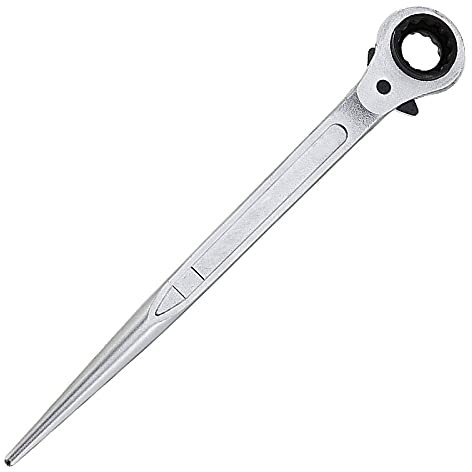 21mm Podger Spanner 2 way Deep Socket Bi Hex Scaffold Ratchet Wrench Tool S2