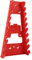 Schraubenschlüsselhalter, 9 Schlitze, roter Kunststoff, Standard-Schraubenschlüsselhalter, Organizer, Halter, Aufbewahrung von Werkzeugschlüsseln