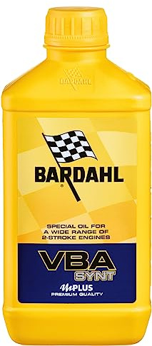 Bardahl 202041 - 2 liter, 2-takts blandning av olja VBA SYNT 100 % syntetisk, 2-takts motorolja