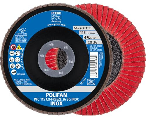 Pferd COFREEZE115 mm K 36 Fächerschleifer