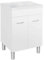 LAVATOIO IN NOBILITATO CON VASCA IN ABS cm 60 x 60 Altezza 90 Bianco Opaco