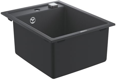 Evier composite K700 400 x 500 mm Noir Granite 31650AP0 (Import Allemagne)