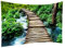 Xmiral Tapestries Sonnenlicht Wald Landschaft Picknickdecke Strandt點her Wandtuch Gobelin Wandbehang Wandteppich Yoga Decken(150X130 cm,B)
