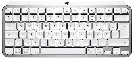 Logitech MX Keys mini For Mac Minimalist wireless retroilluminata tastiera - US INT'L QWERTY