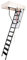 oMan Feuerhemmende Bodentreppe SOLID EI 60 (60 x 280 cm), Metall, Schwarz