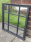 Window FA9 BLACK SQAURE SHAPE VINTAGE ELEGANT STYLE WALL MIRROR SIMPLY STYLISH DECOR WALL INDOOR/OUTDOOR GARDEN MIRROR 61x61CM