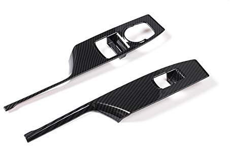 DaSenLa ABS 6 Farben Fensterliftschalter Panel Dekorative Abdeckung Fit für Chevrolet Camaro 2017+ DaSenLa (Color Name : Carbon Fibre)