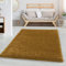 Carpetsale24 Shaggy Hochflor Teppich, 60x110 cm, Gold, weich, flauschig, modern, einfarbig, Für Flur oder kleine Räume, für Wohnzimmer Schlafzimmer Flur
