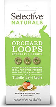 Supreme Petfoods Selective Naturals Orchard Loops with Timothy Hay & Apple, 80 g (Pack of 1)