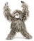Uni-Toys - Raggy, Gorilla mit Klettverschluss an den Händen - 55 cm (Höhe) - Plüsch-AFFE - Plüschtier, Kuscheltier
