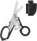 INSGB - Raptor Response Notfallschere – 6 Funktionen Schere mit Utility Holster – Schwarz faltbares strapazierfähiges Stahltaktik-Multi-Tool mit Gurtschneider und Glasbrecher