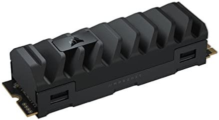 Corsair MP600 PRO XT 4 TB Gen4 PCIe x4 NVMe M.2 SSD (Sequenziellen Lesegeschwindigkeitenvon bis zu 7.100 MB/s sowie sequenziellen Schreibgeschwindigkeiten bis 6.800 MB/s, Hochdichter TLC NAND) Schwarz