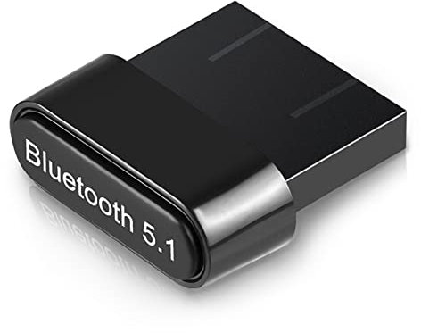 Bluetooth Adapter PC 5.1, Mini USB Bluetooth Dongle EDR Bluetooth Stick für Desktop, Laptop kompatibel mit Windows 7/8/8.1/10/11