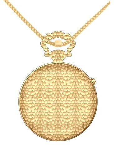 QIATKWH Deutsch sprechende Uhr,Einfach und einfach zu tragen Gold Taschenuhr