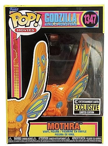 Funko! Godzilla Mothra Black Light Pop! Vinyl Figure - Entertainment Earth Exclusive