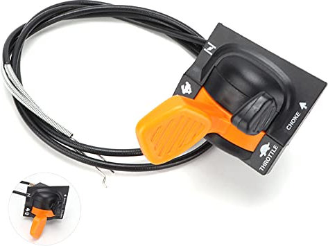 Câble de Starter D'accélérateur, Câble de Starter Universel Push-pull, Levier de Starter D'accélérateur avec Câble utilisé sur les Tondeuses à Gazon, les Tracteurs et les
