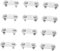 Toddmomy 20pièces Clips De Fixation pour Garde-Boue De Vélo Accessoire Pratique pour Vélo De Montagne Résistant Et Léger