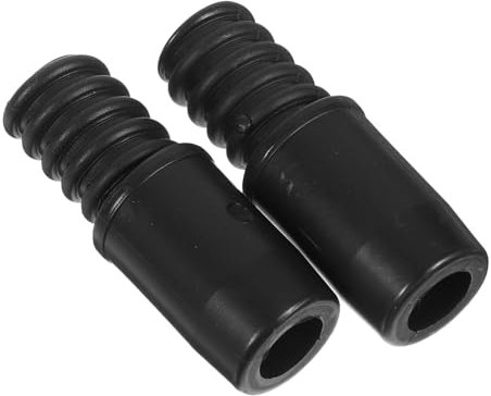 SKISUNO 2Pcs Threaded Broom Handle End Adapter Tips for Commercial Broom Handles Durable Sweeping Pole Threaded Connectors for Easy Replacement and Extension
