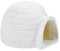 NUSITOU Simulations Iglu Eishaus Modelle Eishaus Bildornament Eishaus Dekorationen Für Zu Hause Eishaus Ornament Für Kinder Stehendes Eishaus Modell Simuliertes Eishaus Ornament