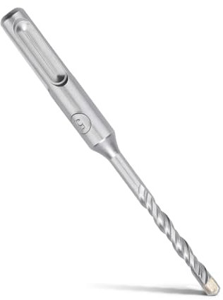 MOXPIFY SDS Plus - Broca para hormigón (5 x 110 mm, 4 cortes de metal duro y doble hélice), para hormigón, piedra, piedra natural