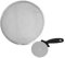 FM Professional 9913450 Roulette à pizza, Coupe pizza, Plaque à pizza perforée, plaque pour pizza surgelée, Acier inoxydable, aluminium, 33 cm, 21 cm