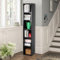PACHIRA 6 Tier Wooden Bookshelf, Adjustable Cube Bookcase Small Bookshelf Wooden Book Case Unit Cube Storage Unit For Office Living Room Bedroom Freestanding Shelf Storage For Books Toys CDs