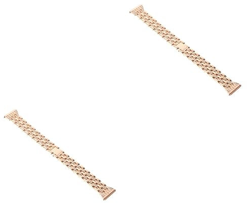 2 Stück Uhrenarmbänder, wiederverwendbar, Uhrenarmband aus Metall, tragbares Uhrenarmband aus Metall, Uhr 4 40 mm, charmantes Uhrenarmband, Uhrenarmband aus Edelstahl, Grace Flash Belt/1153