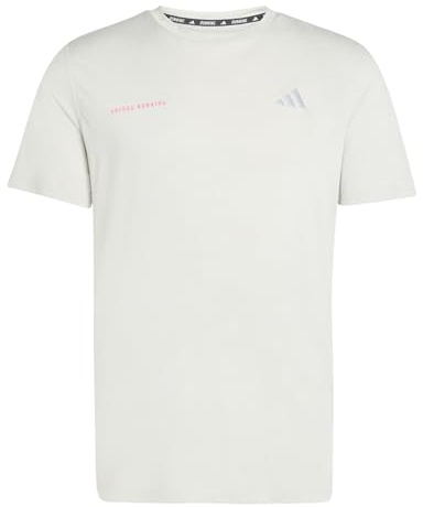 adidas Herren Own the Run Melange T-Shirt, Orbit Grey, L