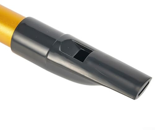 Klassische irische Pfeife Flöte CD Schlüssel, 6-Loch-Instrument, sorgfältig verarbeitet (Gold D Key)