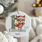 GRAZDesign Personalisierte Weihnachtskugel mit Namen Erstes Weihnachten mit Fuchs Christbaumkugel Keramik
