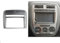 Autoradio Mascherina Telaio Adattatore nero Doppio 2 Din Autoradio Fascia/Fit for Fiat Grand Punto 2005-2009 Ruota Sinistra Dash Montaggio Installazione Trim Telaio stereo Kit elaio audio per auto