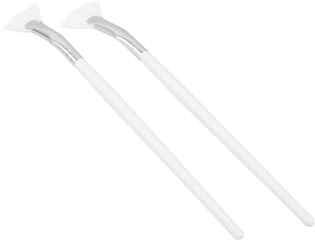 BELLIFFY 2 Pièces pinceau de maquillage pour cils duveteux maquillage avec pinceau double face œil yeux cosmétique pour les yeux pour le maquillage à poudre